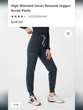 FIGS Dark Harbour Size M Joggers